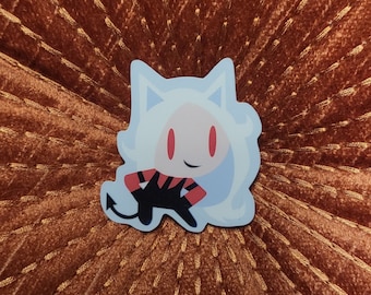 Cerberus Sticker, Helltaker 1.6"x1.75" | Waterproof Vinyl Sticker, Gaming Sticker, Chibi sticker, UNOFFICIAL
