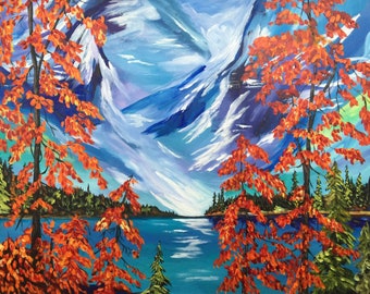 Hiking Magic | Lake Louise | Fine Art Paper Prints | Banff National Park Art | Lake Louise Tea House Hike |Canadian Artist