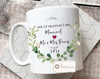 Personalised Valentine’s Day mug - Valentine’s Day mug - Galentines day gift - Valentines gift heart ceramic Mug - Tea coffee Mug - Gift mug
