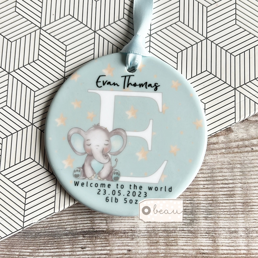 Personalised New Baby Gift Boy Girl Welcome to the World Newborn ...