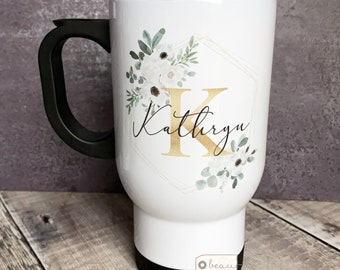 Personalised Travel mug - Friend gift - Travel mug gift - Teacher gift - Insulated hot drink mug - Thermal mug - Mug