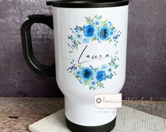 Personalised Travel mug - Friend gift - Travel mug gift - Teacher gift - Insulated hot drink mug - Thermal mug - Mug