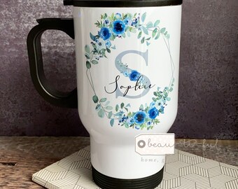 Personalised Travel mug - Friend gift - Travel mug gift - Teacher gift - Insulated hot drink mug - Thermal mug - Mug