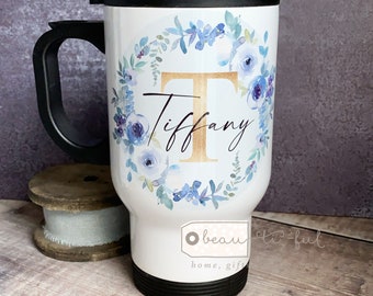Personalised Travel mug - Friend gift - Travel mug gift - Teacher gift - Insulated hot drink mug - Thermal mug - Mug