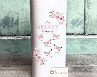 Personalised Flower Vase  This Mum Nanna Grandma Auntie Sister is loved by Gift Floral Ceramic Jug Mug Birthday gift