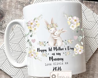 Personalised First Mother's Day Mug - Nanny Gift - Best Mummy Mug - Mothers Day Mug - Personalised Mug - First Mother's Day