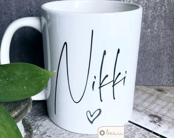 Personalised Life’s truest happiness… quote gift Mug - Gift mug - Tea mug- Coffee mug- Friendship
