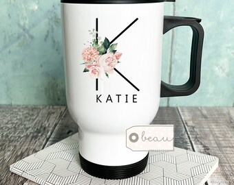 Personalised Travel mug - Friend gift - Travel mug gift - Teacher gift - Insulated hot drink mug - Thermal mug - Mug