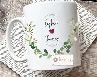 Personalised Valentine’s Day mug - Valentine’s Day mug - Galentines day gift - Valentines gift heart ceramic Mug - Tea coffee Mug - Gift mug