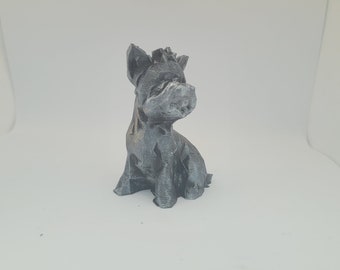 Low Poly Yorkshire Terrier Ornament | Yorkie Figurine | Yorkie | Housewarming | New Home Gift | Pet Memory | minimalist dog | Abstract dog
