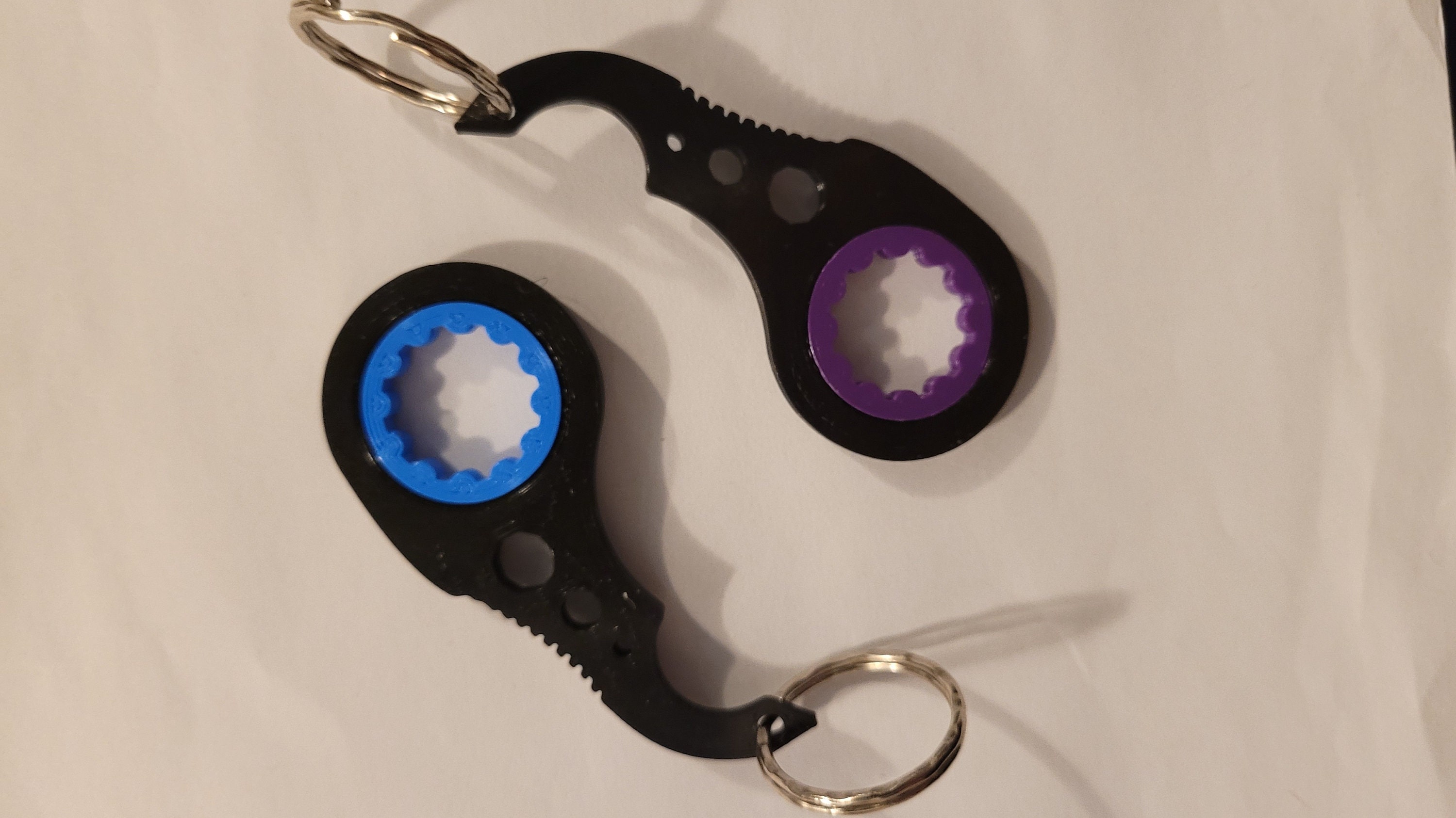 Keychain Spinner Fidget Spinner Key Ring Karambit Spinning Etsy UK