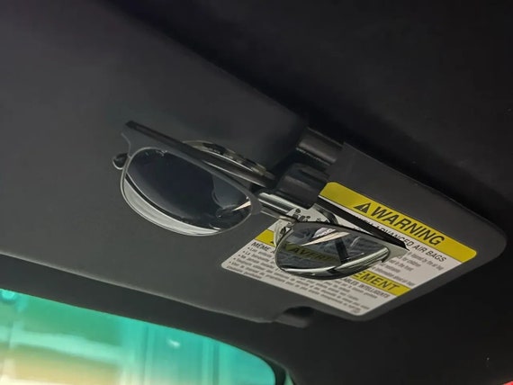 Sun visor glasses holder hotsell