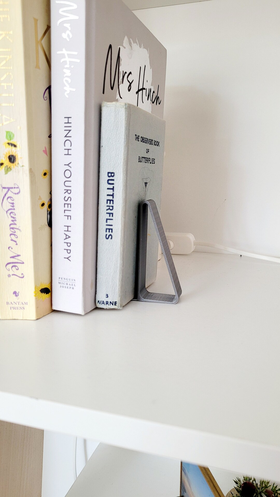 Minimalist Bookend 3D Printed Simple Bookend Plastic Book Stand Modern