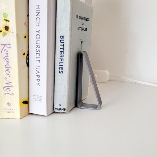 Minimalist Bookend | 3D printed simple  bookend | Plastic Book stand | Modern Bookend | New Home Present | Fancy bookend | Gift for Bookworm
