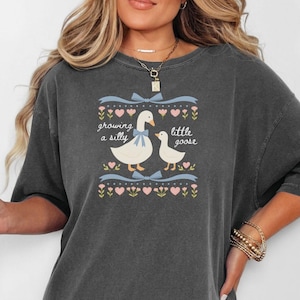 Silly Goose Pregnancy Shirt,Pregnancy Announcement to Husband, First Time Mom Gift,Comfort Colors Pregnancy Shirt,Expecting Mom Gift Pepper