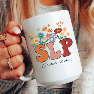 Personalized SLP Mug,Custom SLP Gift,Speech Therapy Mug,Speech Therapist Mug,Speech Language Pathologist Gift,Slp Graduation Gift,Slp Gifts