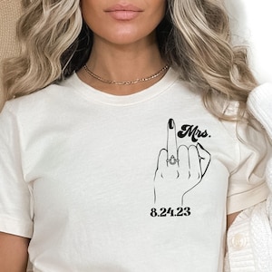 Personalized Just Married Shirts,Custom Mr and Mrs Shirts,Husband Wife Shirts,Married AF Shirts,Matching Couples Honeymoon Shirts,Newlyweds