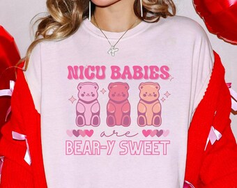 NICU Valentines Day Shirt,Neonatal ICU Nurse Shirt,NICU Nurse Valentines Gift,Neonatal Intensive Care Nurse,Nicu crew comfort colors tee