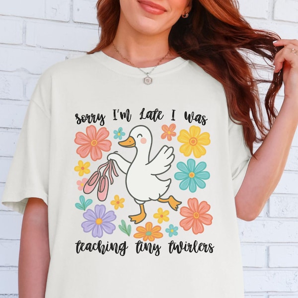 Silly Goose Dance Teacher Comfort Colors Shirt,Dance Teacher Gifts,Dance Recital Gift,Dance Coach tee,Ballet Teacher Gift,cute dance t-shirt