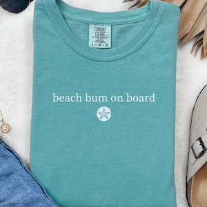 Pregnant Girl Summer Shirt,Beach Maternity Tee,summer pregnancy comfort colors shirt,First Time Mom Gift,Expecting Mom Gift,Pregnant friend