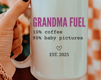 New Grandma gift,First time grandma gift,promoted to grandma,grandma est 2025,gift for new nana,gigi gift,mimi mug,grandma birthday gift