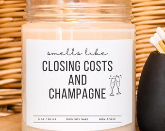 Housewarming Gift First Home candle,new homeowner candle,new house gift,moving away gift,realtor closing gift,first home gift,new condo gift