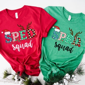 Sped Team Shirts,Sped Christmas Shirt, Sped Squad Shirt,Special Ed Teacher Shirt,Sped Teacher Tee,Special Education,Teacher Christmas