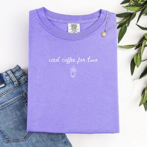 Coffee Pregnancy Announcement Comfort Colors Shirt,summer pregnancy shirt,pregnant friend gift,first time mom gift,pregnant mom gift Violet