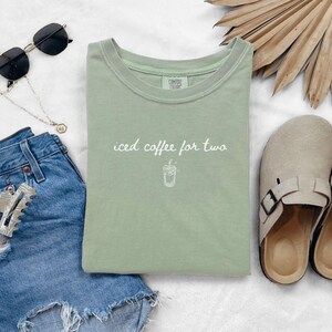 Coffee Pregnancy Announcement Comfort Colors Shirt,summer pregnancy shirt,pregnant friend gift,first time mom gift,pregnant mom gift Bay