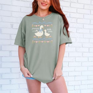 Silly Goose Pregnancy Shirt,Pregnancy Announcement to Husband, First Time Mom Gift,Comfort Colors Pregnancy Shirt,Expecting Mom Gift Bay