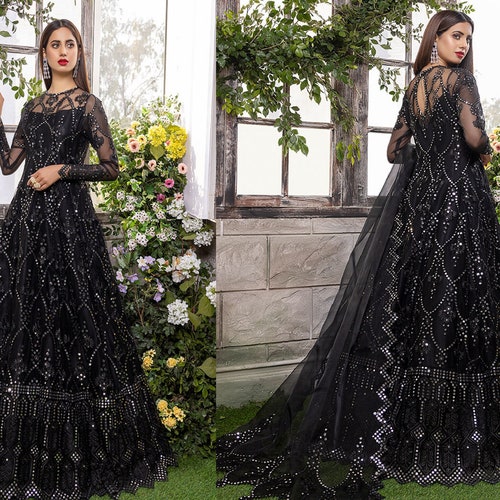 black party wear frock