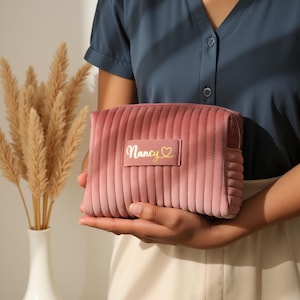 Trousse à maquillage personnalisée, Idées cadeaux pour demoiselle d'honneur, Boîte pour propositions de demoiselle d'honneur, Cadeaux femme pour elle