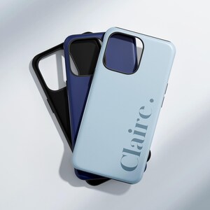 Personalisierte Name iPhone Hülle, benutzerdefinierte Telefonabdeckung