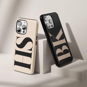 Personalized Initial iPhone Case: Monogram MagSafe Case