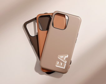 iPhone 16 Personalized initial iPhone Case Custom Monogram Initial iPhone 16 15 14 Plus Case, iPhone 16 13 12 11 Pro Max Case
