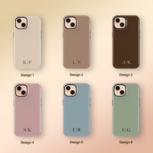 iPhone Case Personalized Name Initial iPhone 15 Pro Case, iPhone 14 15 Pro Max Case, iPhone 11 12 13 Pro Case