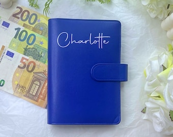Personalisierter Budgetplaner, Budgetbinder A6, Finanzplaner, Umschlagmethode, Budget Binder, Ringbuch mit Hüllen, Sparplaner, Cushstuffing