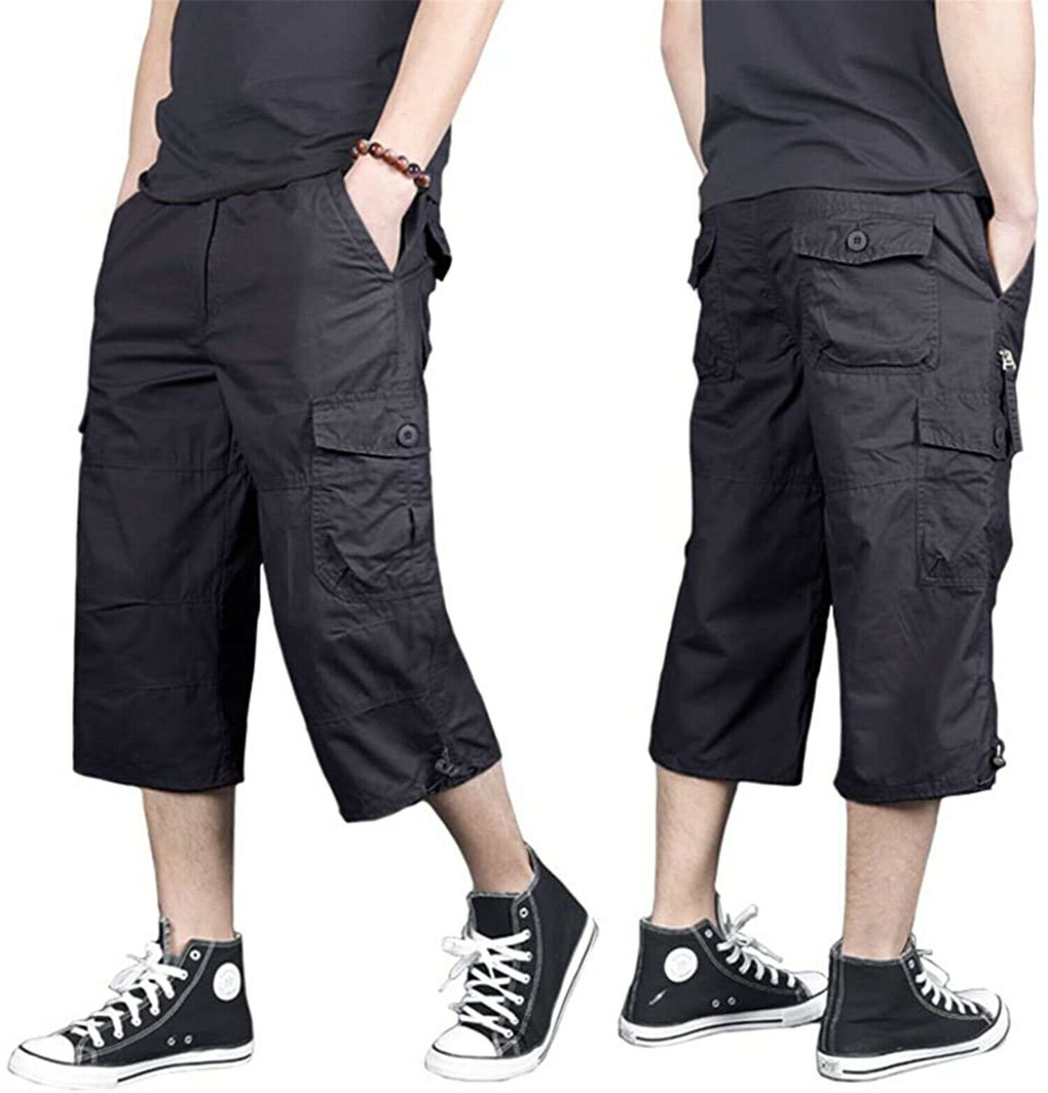 Xiktop Camouflage Straight Cargo Pants Loose Casual Style 2020