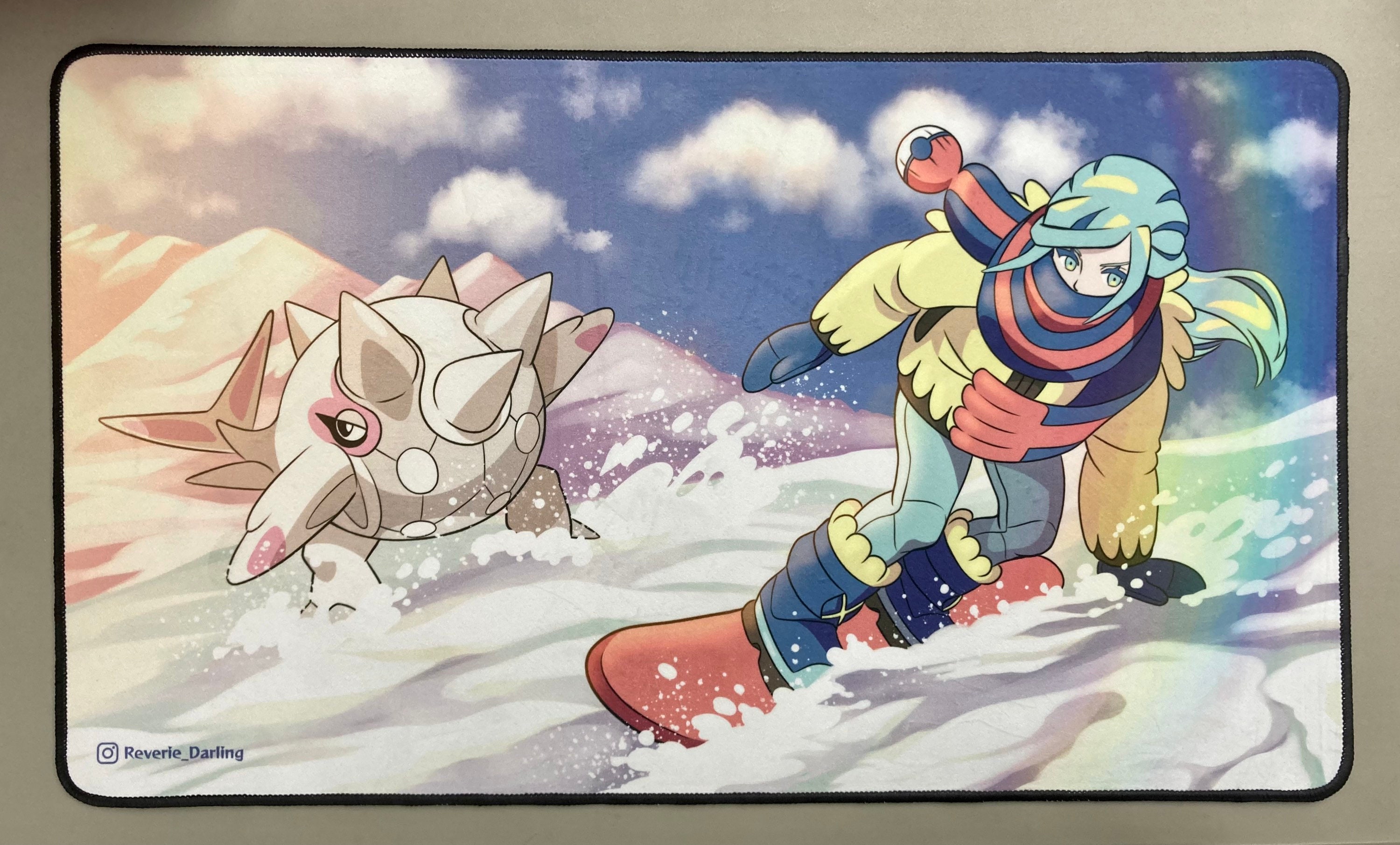 Pokemon Sword and Shield 2 Player Playmat Ultra Pro 24x24 Promo NEW