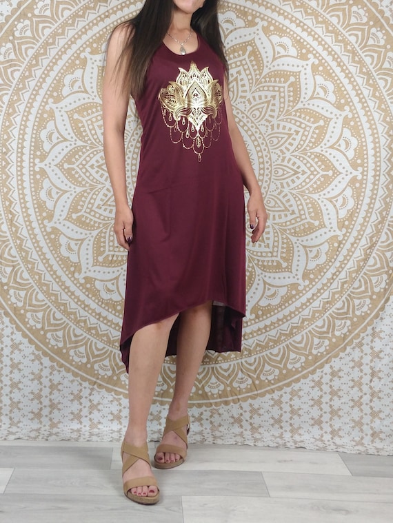 blue dress for baby girl White Print Plunge Neckline Gown: Modern Indian Elegance USA S / White main image 1