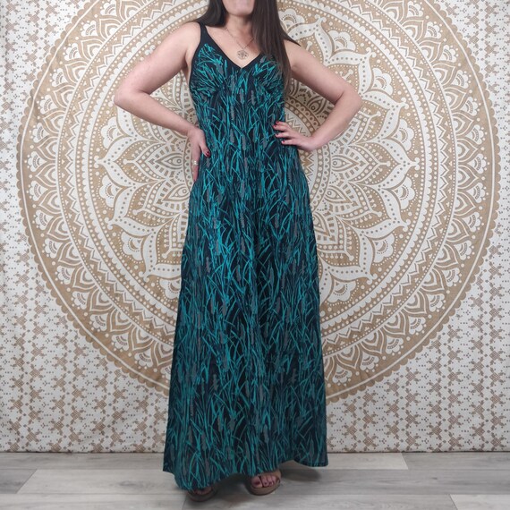 thin flowy dress Raya Cotton Backless Maxi Dress - Organic Openback maxi Dress main image 1