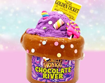 Willy Wonka Chocolate River Schleim