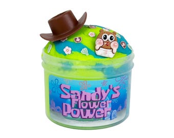 Slime de Nuvem com Poder das Flores da Sandy