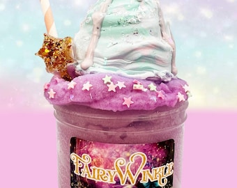 Fairywinkle Slime Kit: Pfirsichfarbener Duft, Zauberstab Anhänger