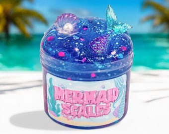 Mermaid Scales – przezroczysty, chrupiący szlam perlitowy