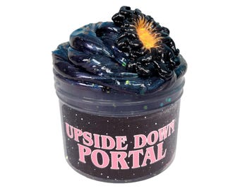 Upside Down Portal Clear Glow In the Dark Slime