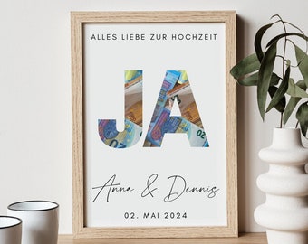 Wedding cash gift | YES | Personalized | Wedding cash gift | Wedding gifts money | Digital PDF download