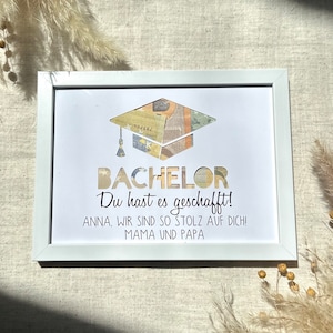 Bachelor Geldgeschenk | Geschenk zum Bachelorabschluss | personalisiertes Geschenk |