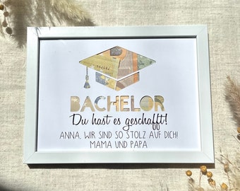 Bachelor's cash gift | Bachelor's degree gift | Personalized gift |