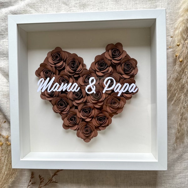 Mom & Dad Picture Frame | Personalized picture frame | Christmas present for parents